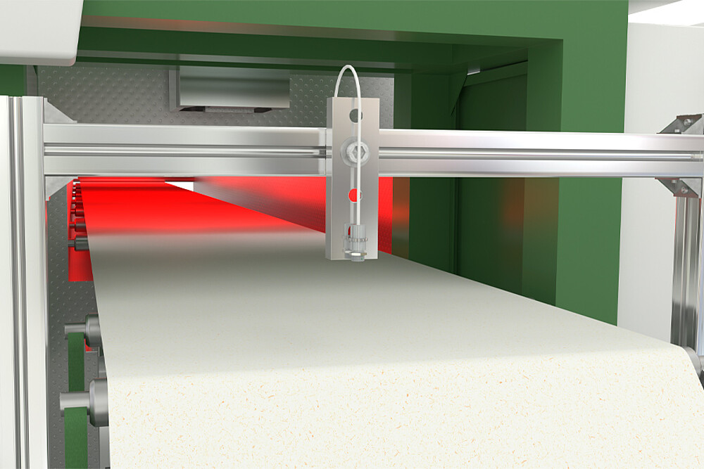 Überwachung Trocknungsvorgang Papierherstellung