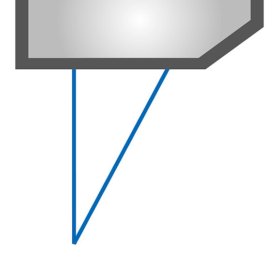 Blue-Laser Sensoren mit blauem Laser