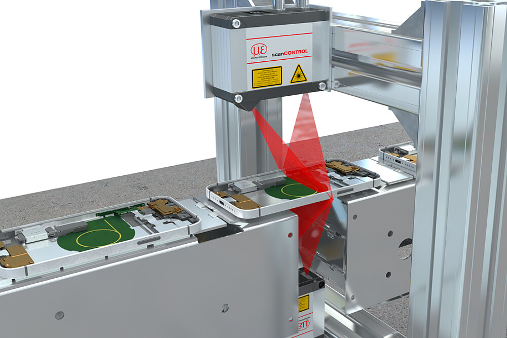 Dickenmessung Smartphoneträgerplatten