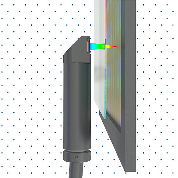 confocalDT für Vakuumeinsatz