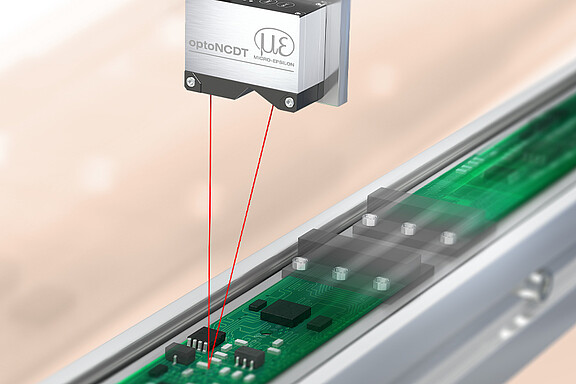 optoNCDT 5500 mit intelligenter Belichtungsregelung