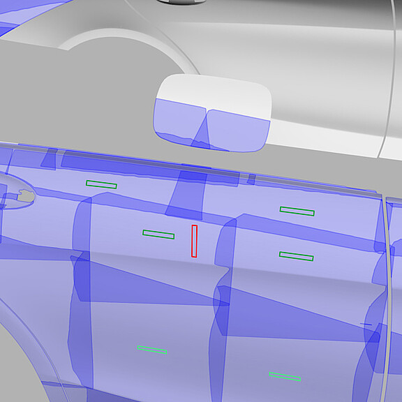 Screenshot Software Überlagerung