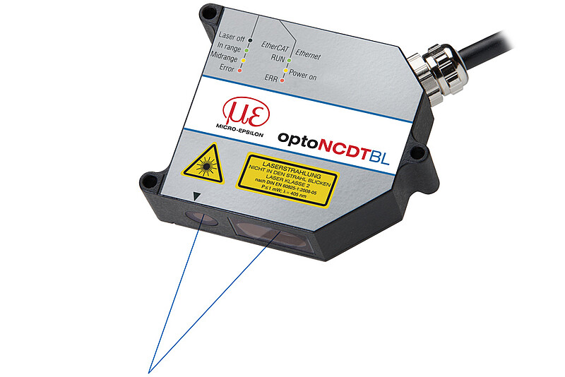Hochdynamischer Laser-Sensor mit blauem Laser