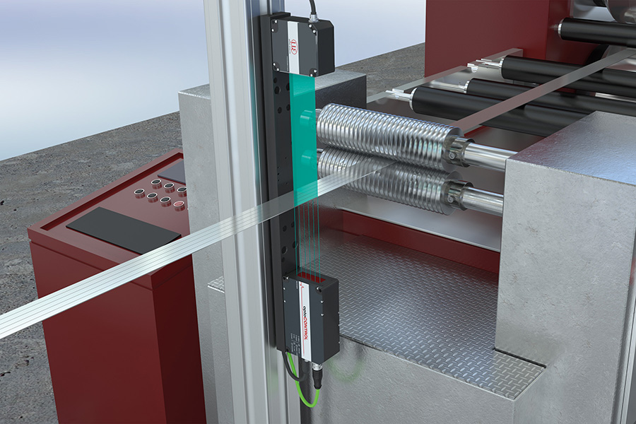 Mehrsegmentmessung an Edelstahlbändern