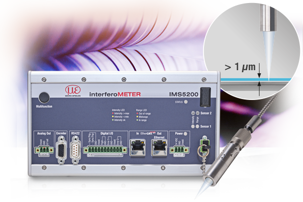 Dickenmessung mit interferoMETER IMS-5200